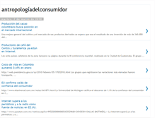 Tablet Screenshot of antropologiadelconsumidor.blogspot.com