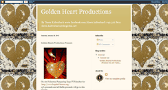 Desktop Screenshot of goldenheartproductions.blogspot.com