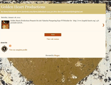 Tablet Screenshot of goldenheartproductions.blogspot.com