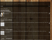 Tablet Screenshot of famille-plancard.blogspot.com