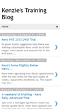 Mobile Screenshot of kenziestraining.blogspot.com