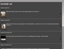 Tablet Screenshot of landelijkwit.blogspot.com