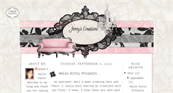 Desktop Screenshot of littlejennyscreations.blogspot.com