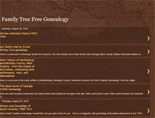 Tablet Screenshot of familytreefreegeneology.blogspot.com