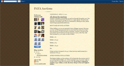 Desktop Screenshot of payaauctions.blogspot.com