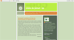 Desktop Screenshot of clubedojornalsp.blogspot.com