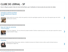 Tablet Screenshot of clubedojornalsp.blogspot.com