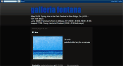 Desktop Screenshot of galleria-fontana.blogspot.com