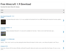 Tablet Screenshot of downloadminecraft19.blogspot.com