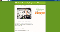 Desktop Screenshot of ellenbrookweightlossclub.blogspot.com