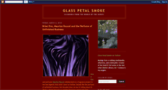 Desktop Screenshot of glasspetalsmoke.blogspot.com