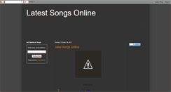 Desktop Screenshot of latestsongsonline.blogspot.com