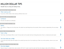 Tablet Screenshot of milliondollartips.blogspot.com