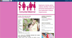 Desktop Screenshot of comunitatmaternal.blogspot.com