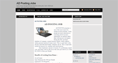 Desktop Screenshot of free-adpostingjob.blogspot.com