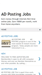 Mobile Screenshot of free-adpostingjob.blogspot.com