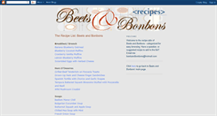 Desktop Screenshot of beetsandbonbonsrecipes.blogspot.com