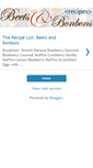 Mobile Screenshot of beetsandbonbonsrecipes.blogspot.com
