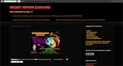 Desktop Screenshot of mickeymousekaraoke.blogspot.com