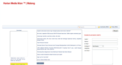 Desktop Screenshot of malang-harianmediaiklan.blogspot.com