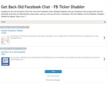 Tablet Screenshot of getbackoldfacebookchat.blogspot.com