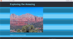 Desktop Screenshot of exploringtheamazing.blogspot.com