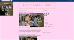 Desktop Screenshot of lallylollylegs.blogspot.com