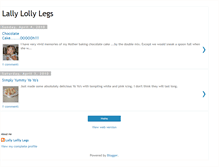 Tablet Screenshot of lallylollylegs.blogspot.com