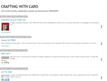 Tablet Screenshot of craftingwithcaro.blogspot.com