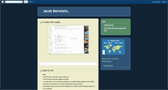 Desktop Screenshot of jacobbernstein.blogspot.com