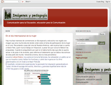 Tablet Screenshot of imagenesypedagogia.blogspot.com