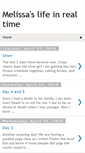 Mobile Screenshot of melissaslifeinrealtime.blogspot.com