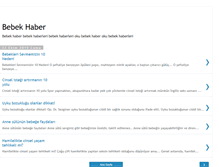 Tablet Screenshot of bebekhaber.blogspot.com