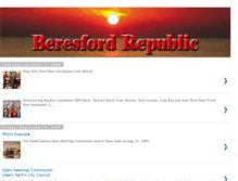 Tablet Screenshot of beresfordrepublic.blogspot.com