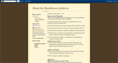 Desktop Screenshot of aboutmanilatownarchives.blogspot.com