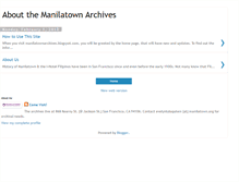 Tablet Screenshot of aboutmanilatownarchives.blogspot.com