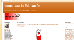 Desktop Screenshot of ideasparalaeducacion.blogspot.com