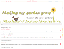 Tablet Screenshot of makingmygardengrow.blogspot.com