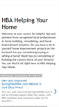 Mobile Screenshot of hbahelpinghome.blogspot.com