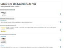 Tablet Screenshot of laboratorio-educazioneallapace.blogspot.com