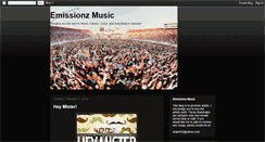 Desktop Screenshot of emissionzmusic.blogspot.com