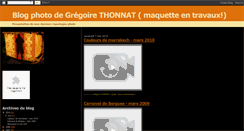 Desktop Screenshot of gthonnat.blogspot.com