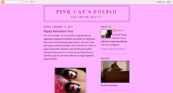 Desktop Screenshot of pinkcatspolish.blogspot.com