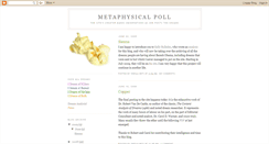 Desktop Screenshot of metaphysicalpoll.blogspot.com