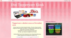 Desktop Screenshot of dini-tupperwarekiosk.blogspot.com