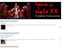 Tablet Screenshot of operadelsigloxx.blogspot.com