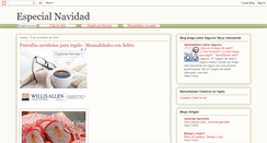 Desktop Screenshot of manualidadesnavidad.blogspot.com