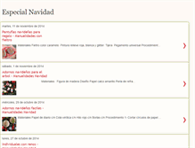 Tablet Screenshot of manualidadesnavidad.blogspot.com