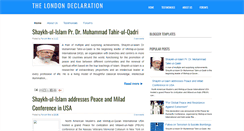 Desktop Screenshot of londondeclaration.blogspot.com