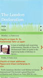 Mobile Screenshot of londondeclaration.blogspot.com